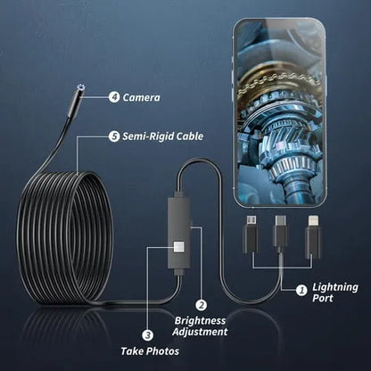 Endoscope Camera with Light