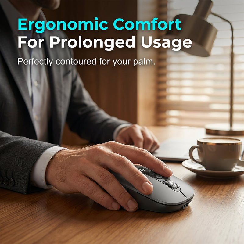AI Smart Voice Wireless Mouse Real-Time Translation, Silent Click  Boosts Productivity For Work & Study! ⚡🖱️💬