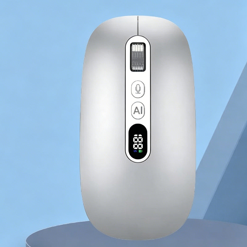 AI Smart Voice Wireless Mouse Real-Time Translation, Silent Click  Boosts Productivity For Work & Study! ⚡🖱️💬
