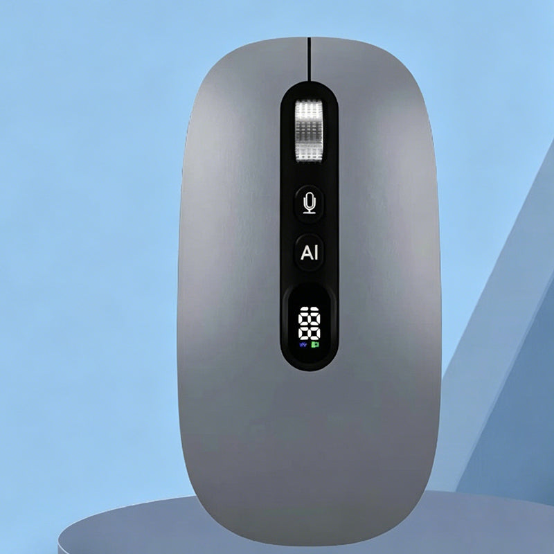 AI Smart Voice Wireless Mouse Real-Time Translation, Silent Click  Boosts Productivity For Work & Study! ⚡🖱️💬